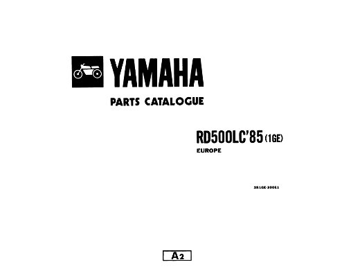 Parts Catalogues Official Parts catalogues for the RZV500r, RZ500 and RD500.